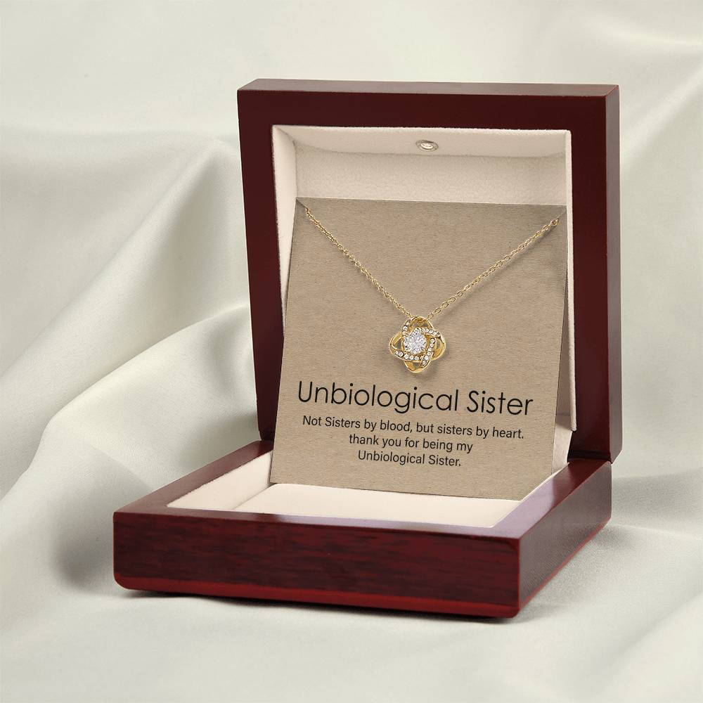 Unbiolofical Sister Necklace Gift for Sister Pendant Necklace With Sentimental  Message.