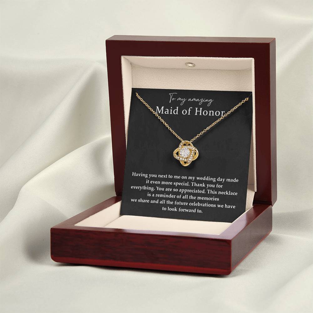 Wedding Day Necklace For Maid Of Honor Friendship Necklace For Maid Of Honor Jewelry Gift For Maid Of Honor Meaningful Gift For Maid Of Honor Emotional Gift For Maid Of Honor Special Gift For Maid Of Honor Necklace For Maid Of Honor Thank You Gift