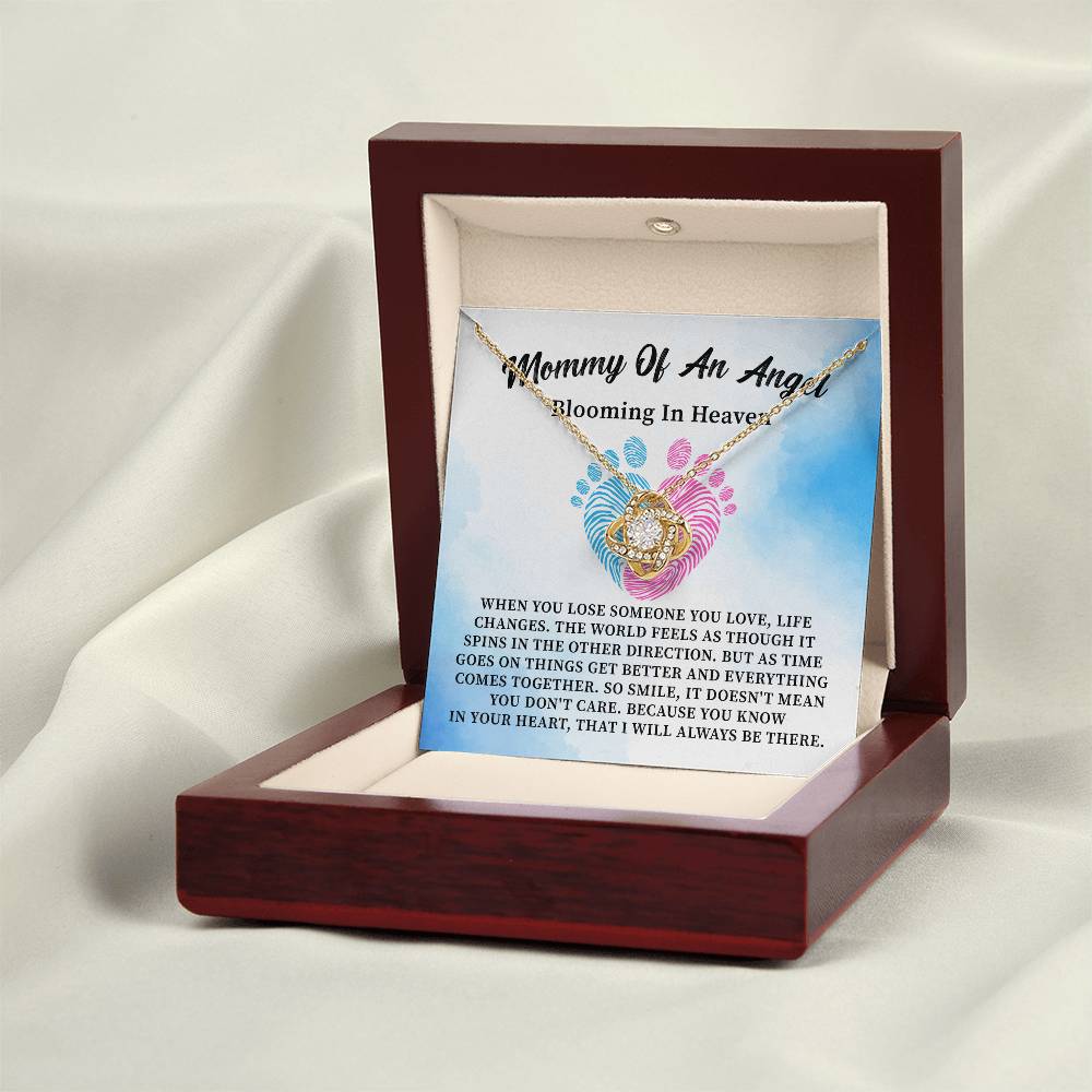 Mommy of an Angel Necklace Miscarriage Memorial Gift for Mom