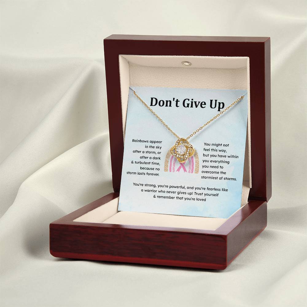 Don't Give Up Strength In Adversity Jewelry Don't Give Up Necklace Gift From Your Husband Meaningful Gift Supportive Gift Motivational Jewelry Never Give Up Necklace Breast Cancer Necklace For Soulmate Personal Growth Jewelry