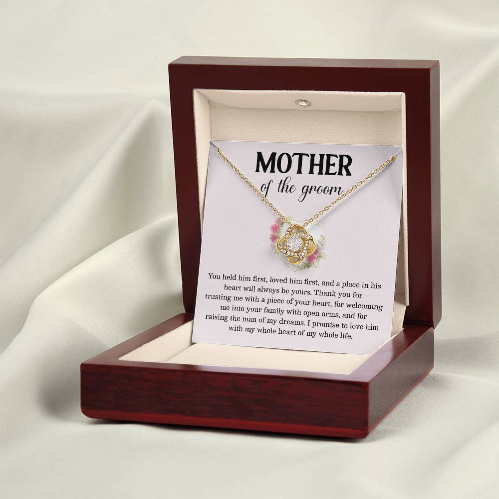 To The Mother Of The Groom Mother Of The Groom Necklace Gift Sentimental Jewelry For Mother Of The Groom Emotional Keepsake For Mother Jewelry Gift For Groom's Mom Special Gift For Groom's Mom Meaningful Gift For Groom's Mother