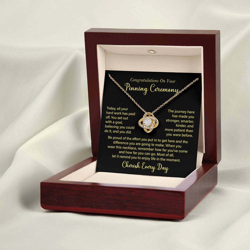 Congratulations On Your Pinning Ceremony Necklace Pinning Ceremony Necklace Gift Congratulations Pinning Ceremony Jewelry Journey Of Success Necklace Pinning Ceremony Milestone Necklace Necklace To Celebrate Hard Work Pinning Ceremony Keepsake Jewelry