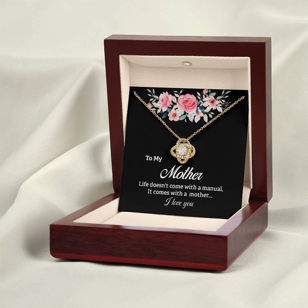 Mother Necklace Gift with Sentimental Message Card