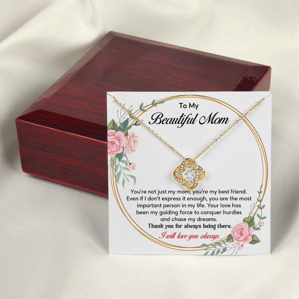 Gift for Mom from Daughter or Son with Message Card