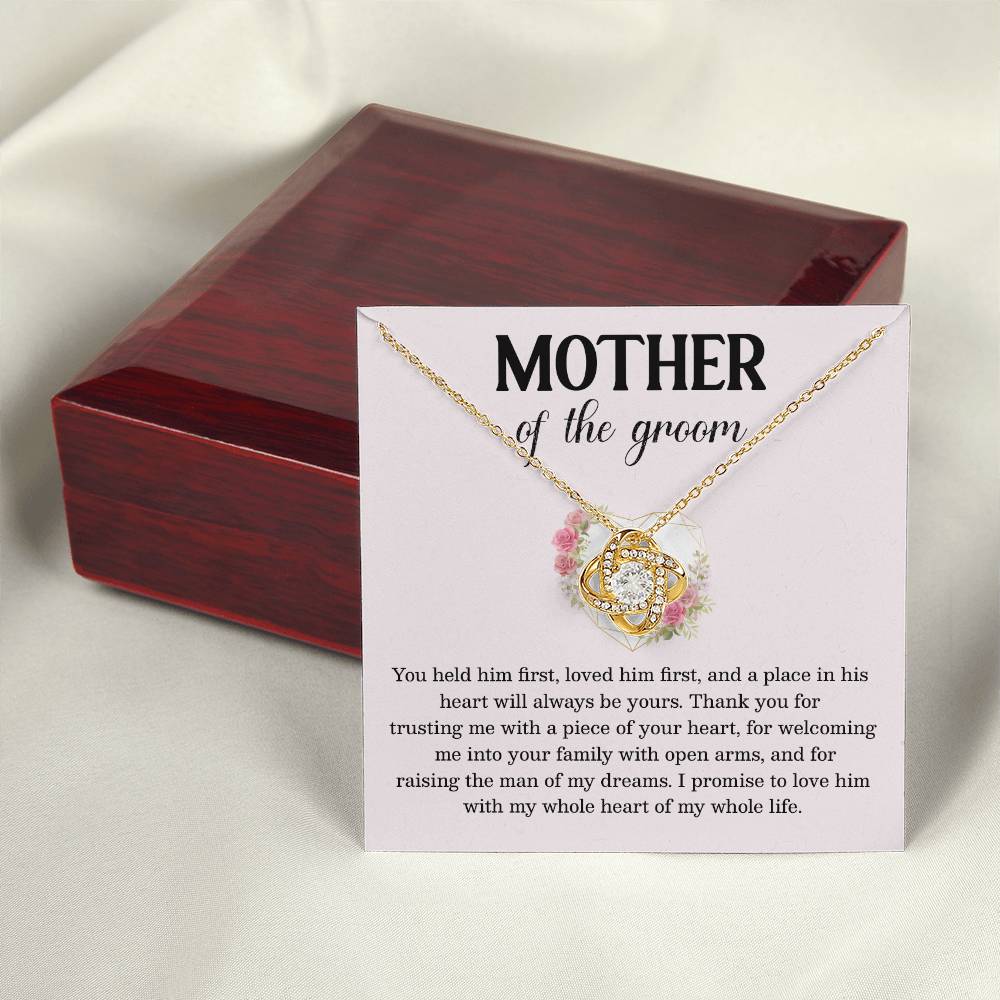 To The Mother Of The Groom Mother Of The Groom Necklace Gift Sentimental Jewelry For Mother Of The Groom Emotional Keepsake For Mother Jewelry Gift For Groom's Mom Special Gift For Groom's Mom Meaningful Gift For Groom's Mother