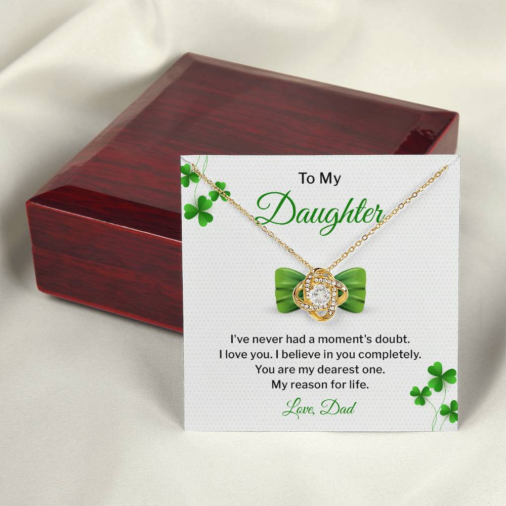 Daughter Gift from Dad – Green Gift Box & Card