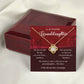Granddaughter Necklace Gift from Grandpa with Message Card