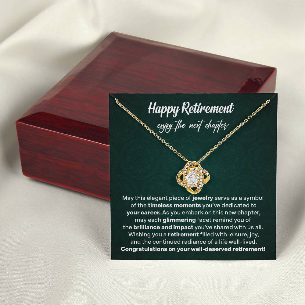Happy Retirement - Elegant Jewelry Gift To Celebrate A Life Of Dedication And Joy