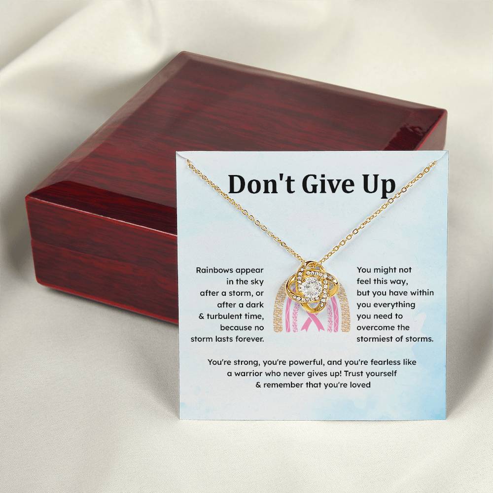 Don't Give Up Strength In Adversity Jewelry Don't Give Up Necklace Gift From Your Husband Meaningful Gift Supportive Gift Motivational Jewelry Never Give Up Necklace Breast Cancer Necklace For Soulmate Personal Growth Jewelry