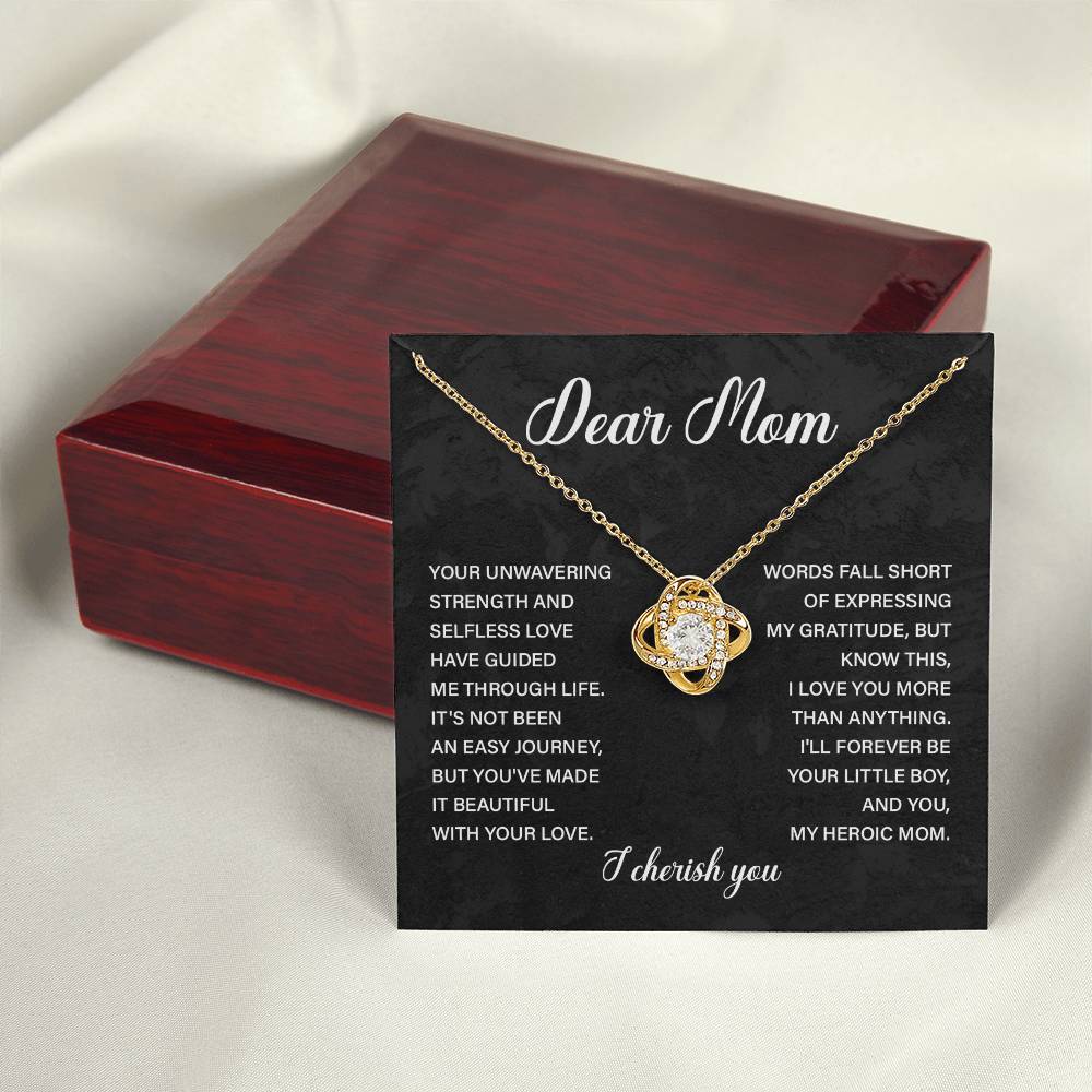 Dear Mom Dear Mom Necklace Gift Thoughtful Gift For Mom Unique Gift For Mother-child Bond Meaningful Gift For Mom Proud Son Gift For Mom Special Occasion Gift For Mom Best Mom Ever Necklace Spiritual Bond With Mom Necklace