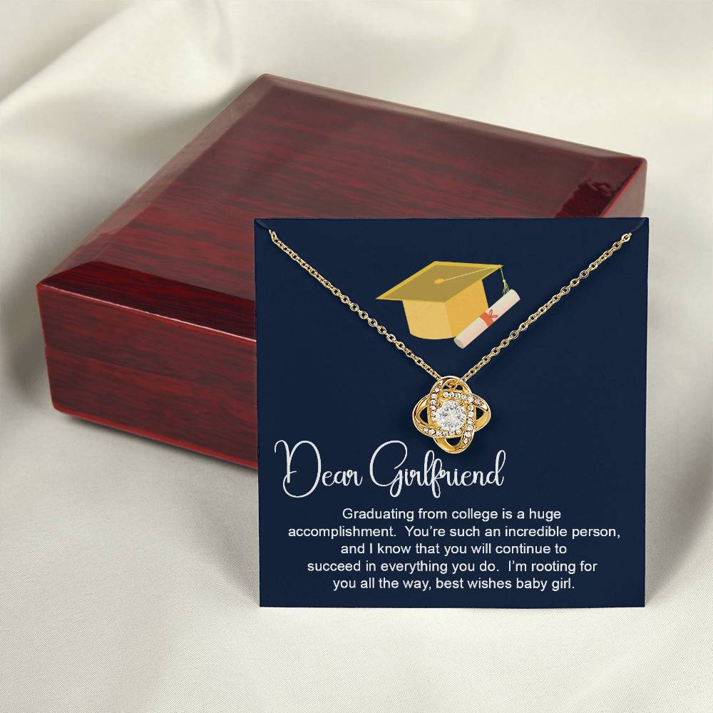 Dear Girlfriend Necklace Girlfriend Graduation Necklace Gift Gift For Graduation Necklace For Girlfriend Proud Of You Graduation Necklace Best Wishes Necklace For Girlfriend Sentimental Gift For Girlfriend Necklace For Girlfriend Necklace For Girlfriend