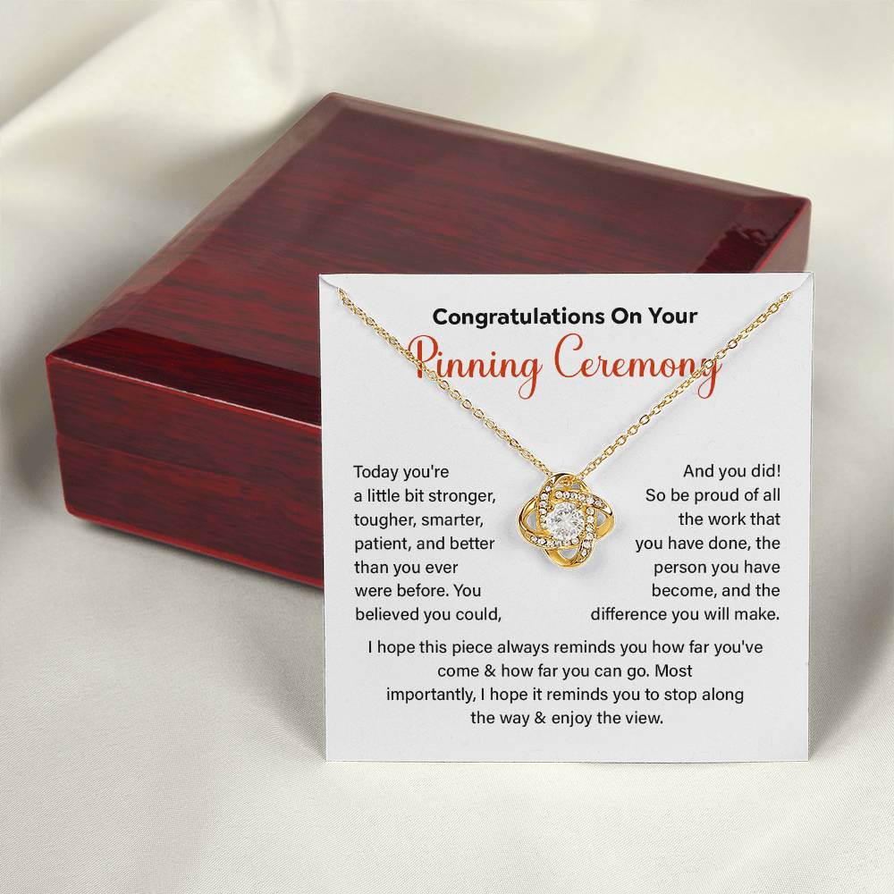 Congratulations On Your Pinning Ceremony Strength And Determination Jewelry Enjoy The View Necklace Best Wishes Necklace Path To Success Necklace Personal Growth Jewelry Motivational Jewelry For New Beginnings Meaningful Gift For Graduates