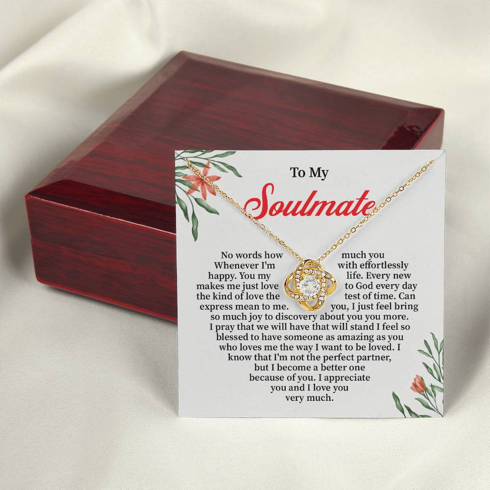Romantic Soulmate Gift for Her – Message Card & Box