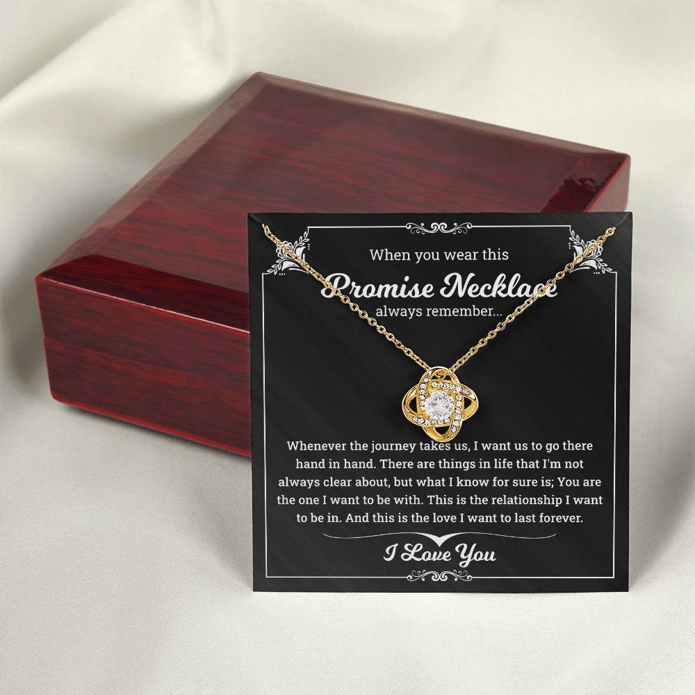 When You Wear This Promise Necklace Always Remember