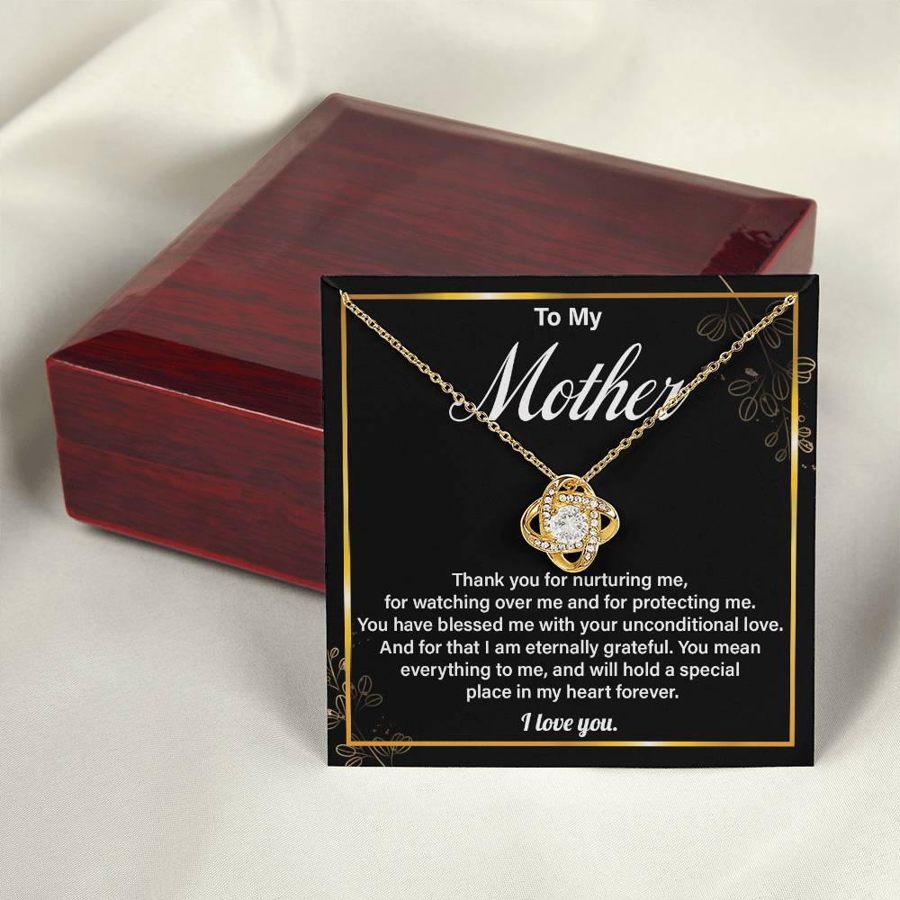Mom Necklace Gift from Daughter – Gift Box Message