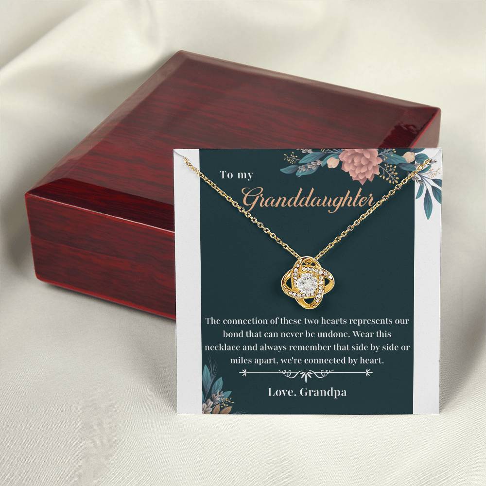 Granddaughter Necklace from Grandpa – Heartfelt Gift Box
