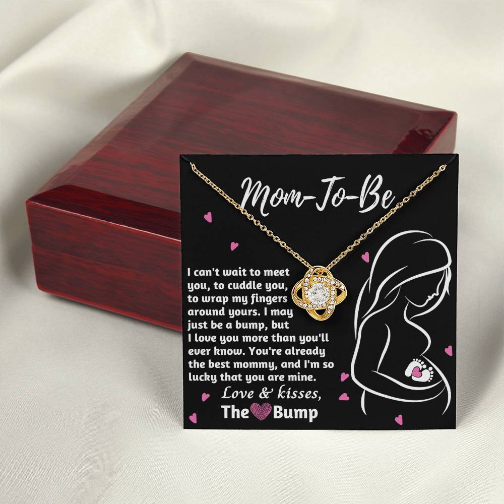 Mom To Be Necklace For Pregnant Women, Mommy Present From Unborn Baby, Gift For Expecting Moms, Pregnancy Jewelry Necklace With Wonderful Message Card And Box.