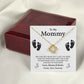 Pregnancy Necklace Gift for Mommy Message Card