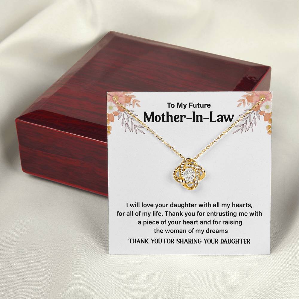 Future Mother-In-Law Necklace from Groom Gift Box