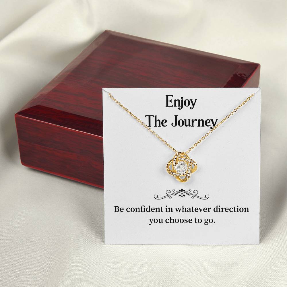 Enjoy The Journey Inspirational Necklace Gift Enjoy The Journey Necklace Best Motivational Gift Thoughtful Necklace For New Journey Motivational Jewelry For Women Emotional Gift For Encouragement Necklace With Message Of Confidence Motivational Gift