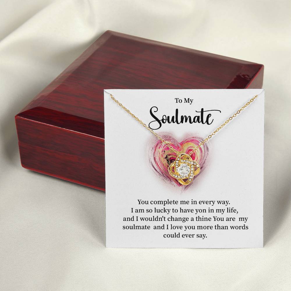 Soulmate Necklace for Her – Romantic Gift Box