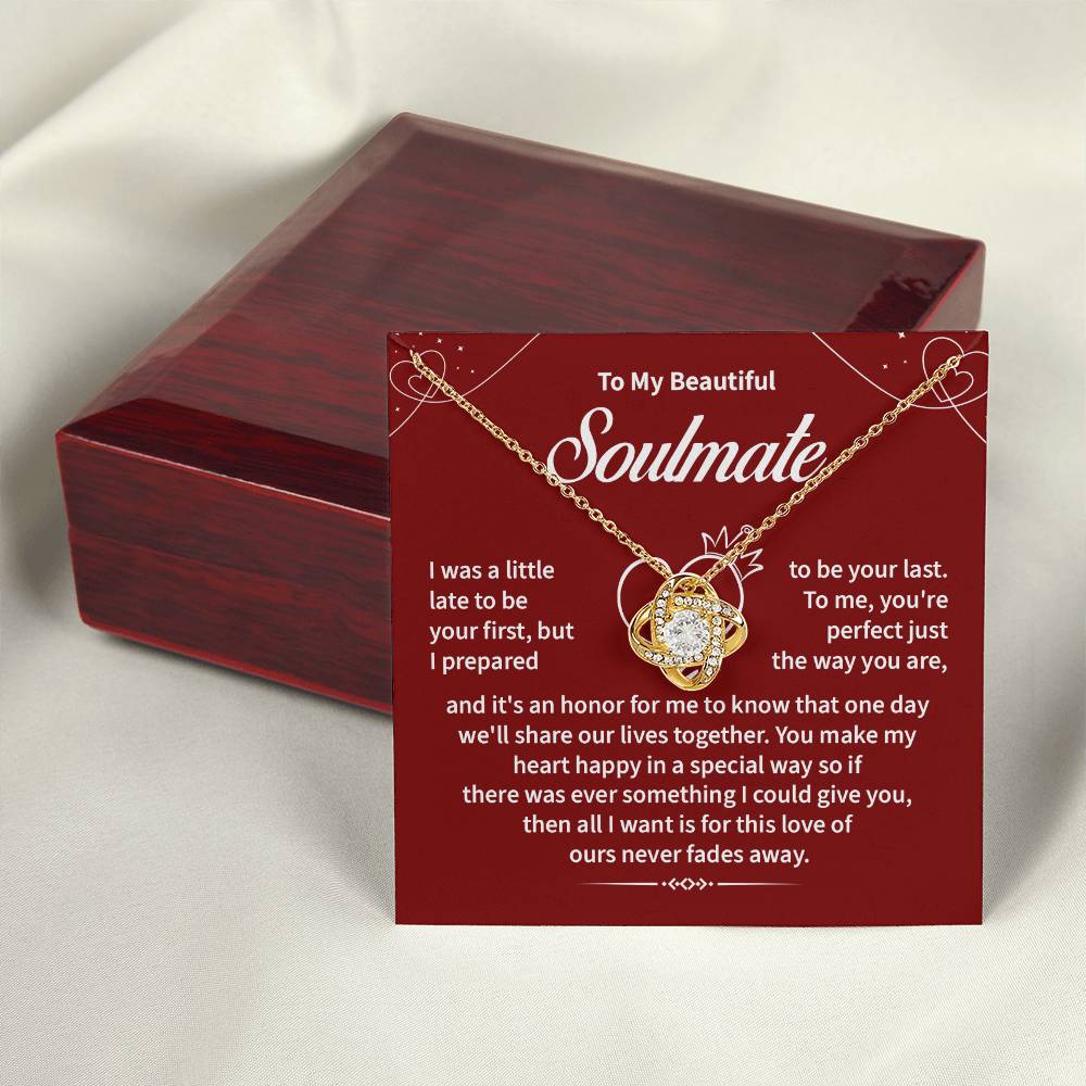 Soulmate Necklace for Her – Romantic Gift Box Jewelry