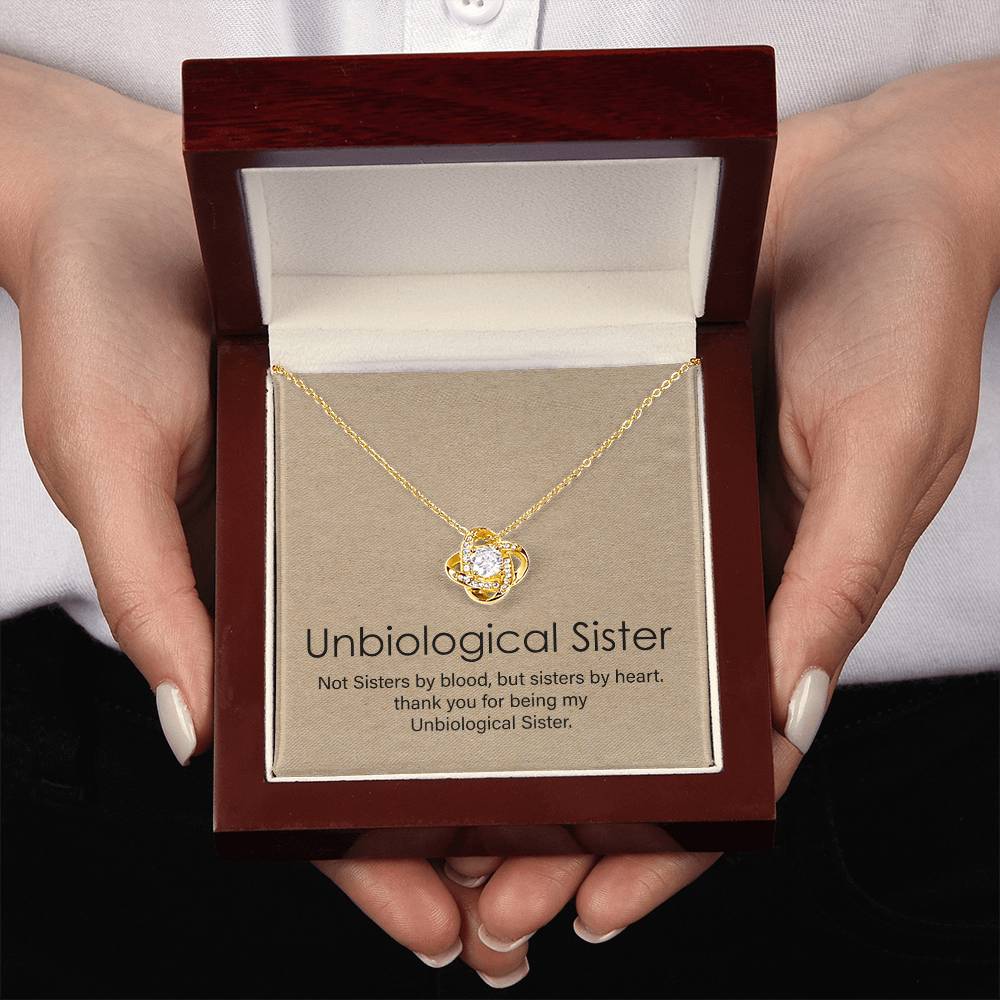 Unbiolofical Sister Necklace Gift for Sister Pendant Necklace With Sentimental  Message.