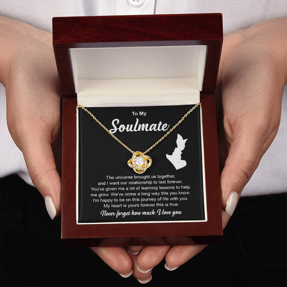 Soulmate Romantic Gift with Heartfelt Message Card