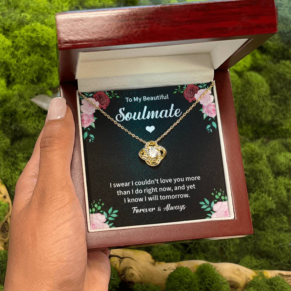 Beautiful Soulmate Necklace with Message Card & Gift Box
