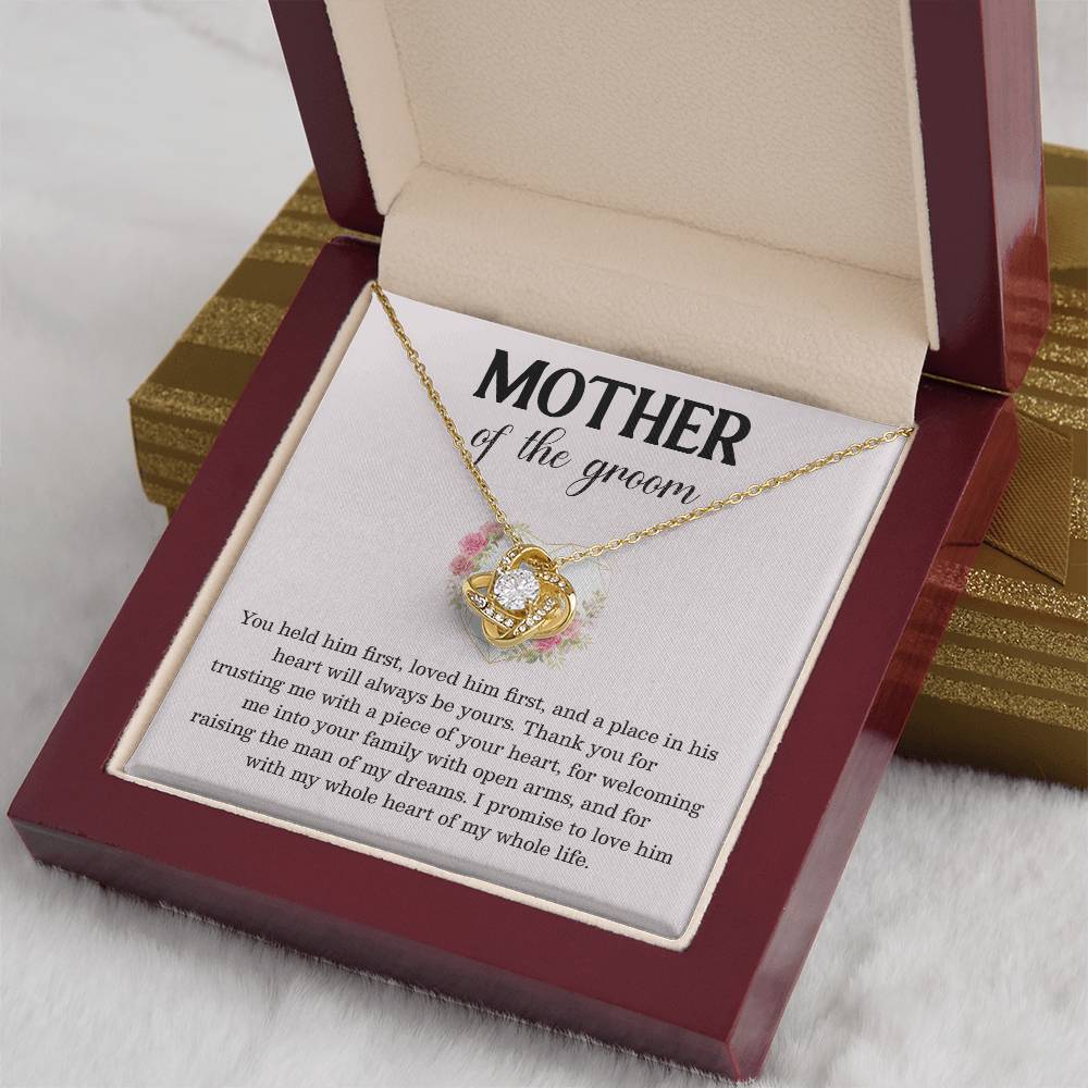 To The Mother Of The Groom Mother Of The Groom Necklace Gift Sentimental Jewelry For Mother Of The Groom Emotional Keepsake For Mother Jewelry Gift For Groom's Mom Special Gift For Groom's Mom Meaningful Gift For Groom's Mother