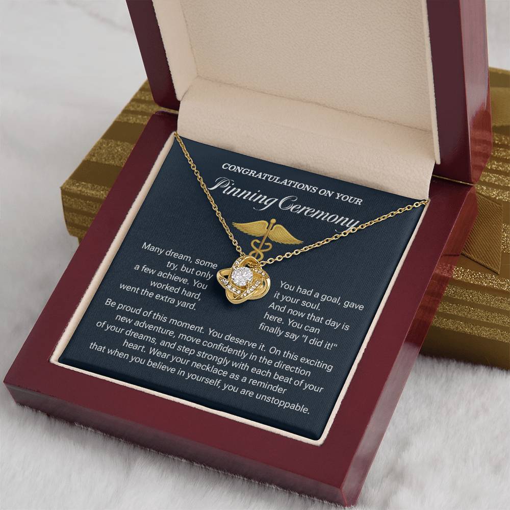 Congratulations On Your Pinning Ceremony Necklace Pinning Ceremony Necklace Gift Congratulations Pinning Ceremony Jewelry Believe In Yourself Necklace Jewelry For New Adventure Graduation Necklace Gift Necklace For Graduates