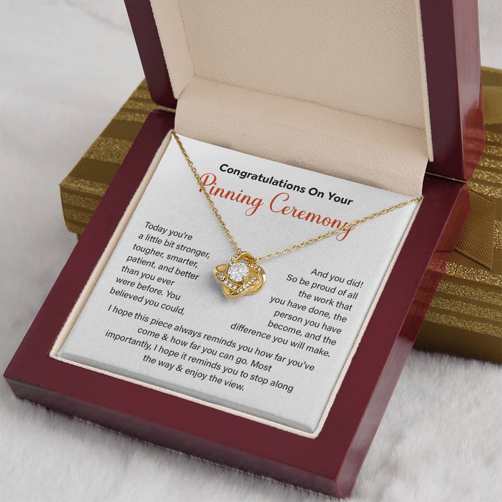 Congratulations On Your Pinning Ceremony Strength And Determination Jewelry Enjoy The View Necklace Best Wishes Necklace Path To Success Necklace Personal Growth Jewelry Motivational Jewelry For New Beginnings Meaningful Gift For Graduates