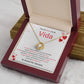 Love Knot Necklace for Soulmate with Spanish Card