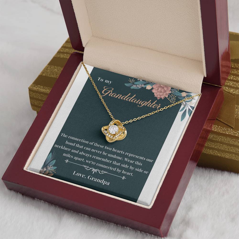 Granddaughter Necklace from Grandpa – Heartfelt Gift Box