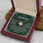 Soulmate Necklace Gift for Her – Message Card Box