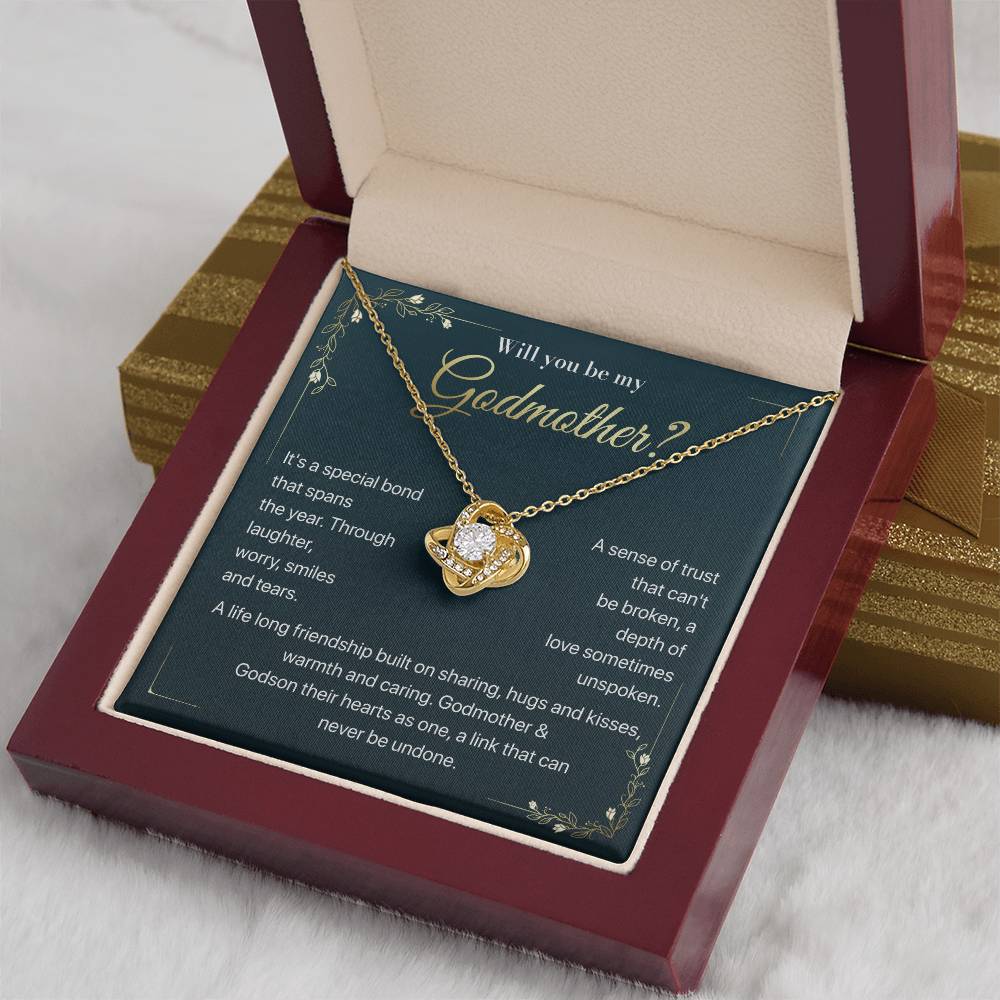 Will you be my Godmother Endless Support Necklace Bright Future Necklace Faithful Godmother Jewelry Strength In Unity Necklace Empowering Presence Jewelry Enduring Bond Necklace Emotional Support Pendant Inspirational Connection Jewelry