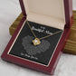 Mother Necklace from Son – with Gift Box & Message Card