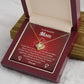 Mom Necklace Gift from Daughter with Gift Box