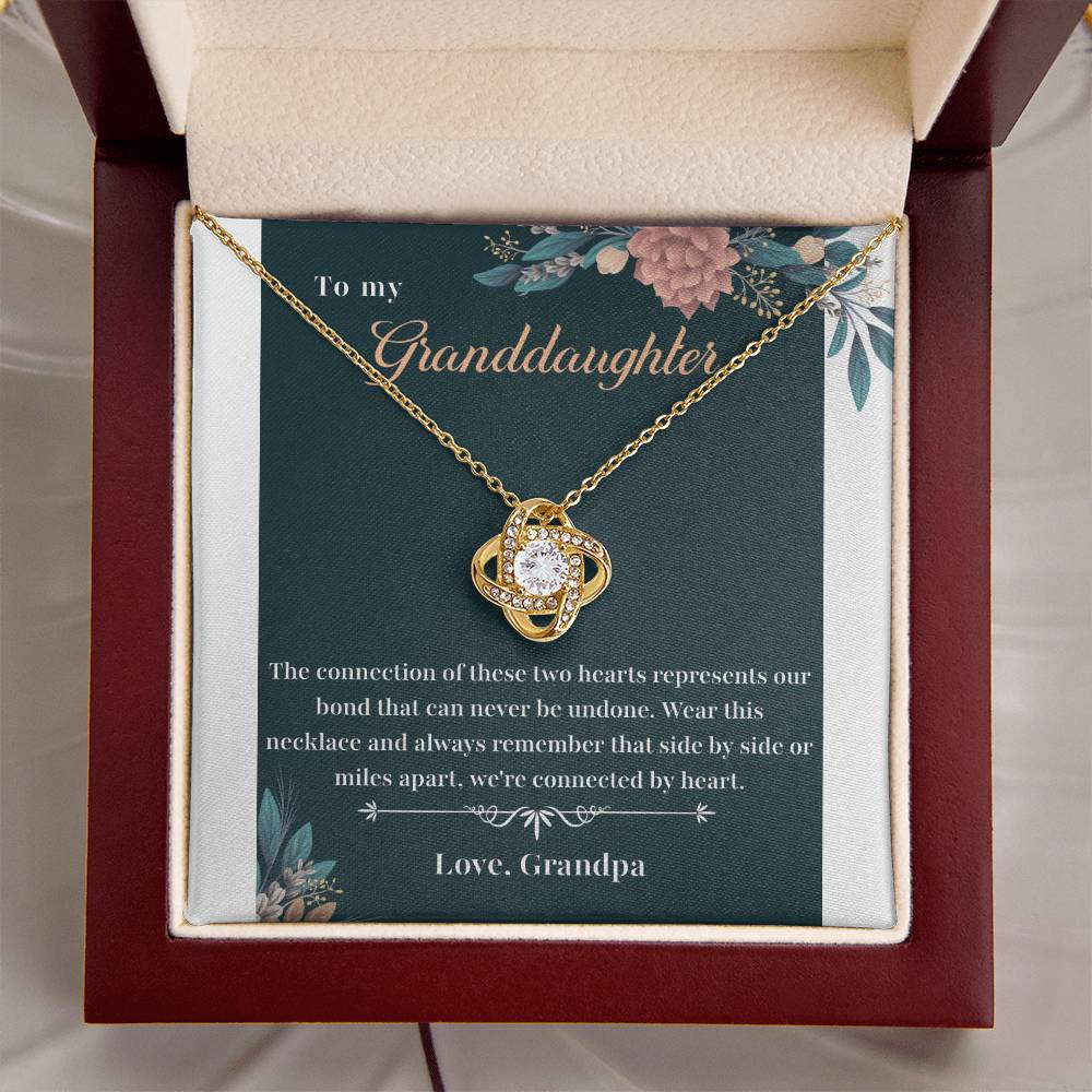 Granddaughter Necklace from Grandpa – Heartfelt Gift Box