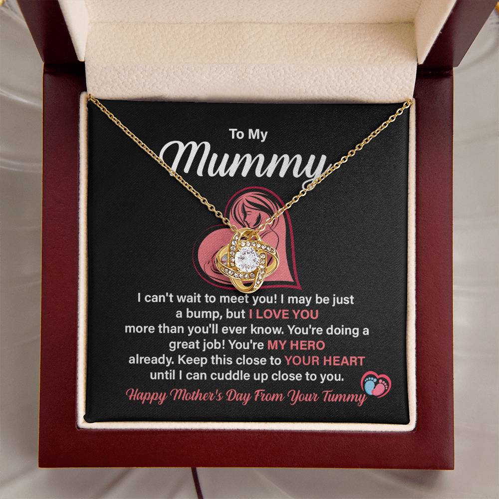 Mother’s Day Gift for Mom from Bump – Love Knot Necklace