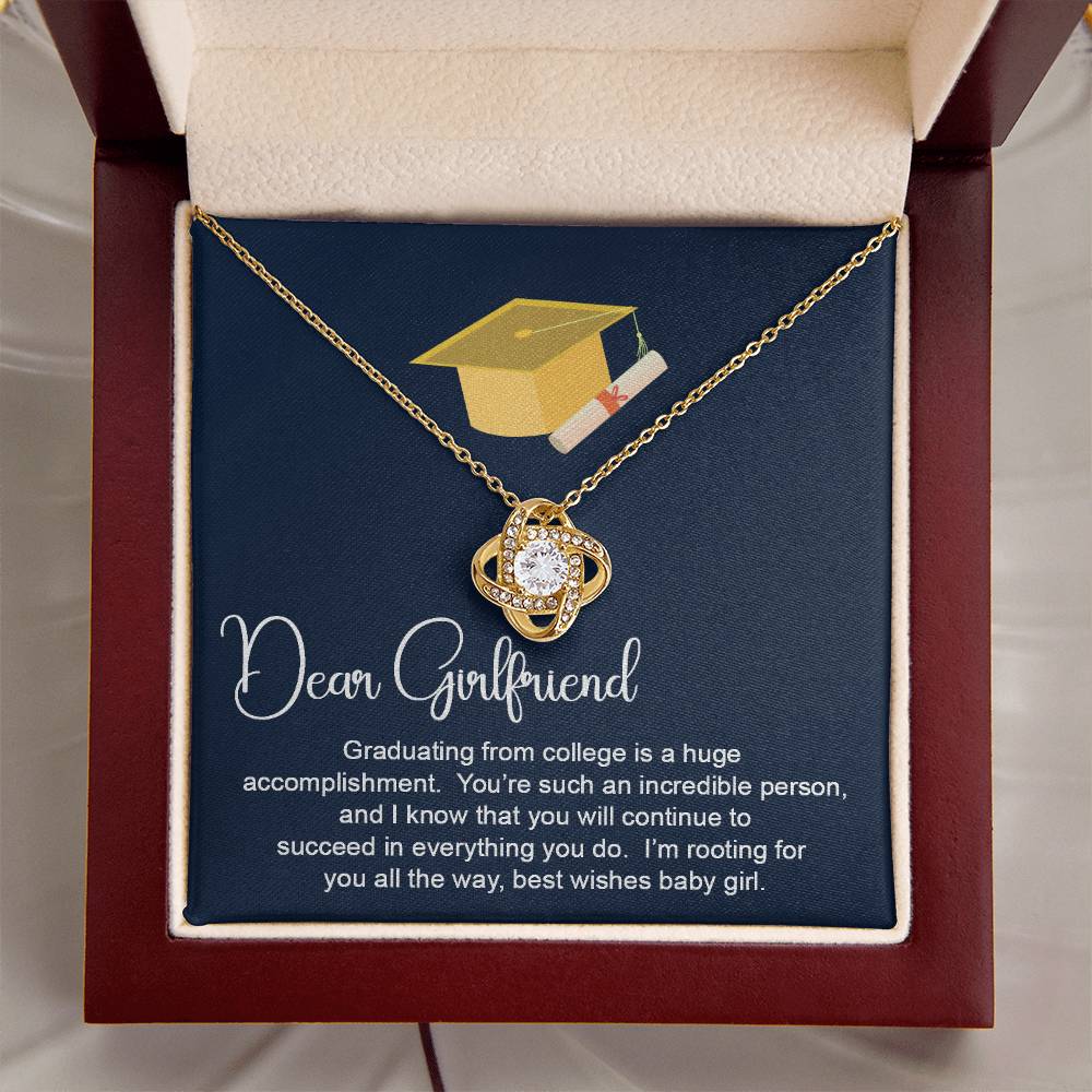 Dear Girlfriend Necklace Girlfriend Graduation Necklace Gift Gift For Graduation Necklace For Girlfriend Proud Of You Graduation Necklace Best Wishes Necklace For Girlfriend Sentimental Gift For Girlfriend Necklace For Girlfriend Necklace For Girlfriend