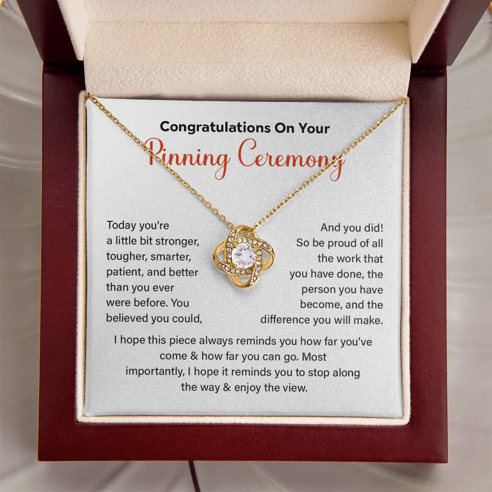 Congratulations On Your Pinning Ceremony Strength And Determination Jewelry Enjoy The View Necklace Best Wishes Necklace Path To Success Necklace Personal Growth Jewelry Motivational Jewelry For New Beginnings Meaningful Gift For Graduates