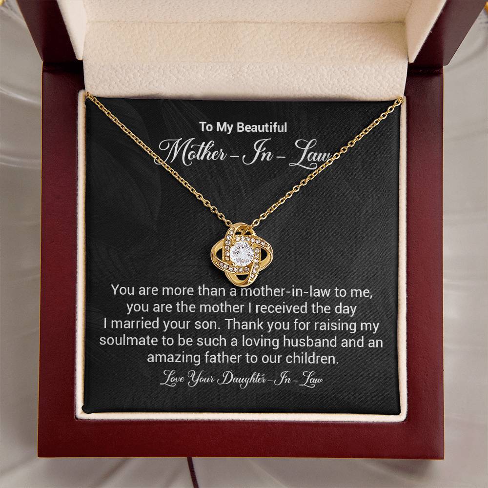 Mother-In-Law Necklace Gift from Daughter-In-Law Box