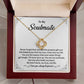 Soulmate Necklace Gift for Her with Message Card