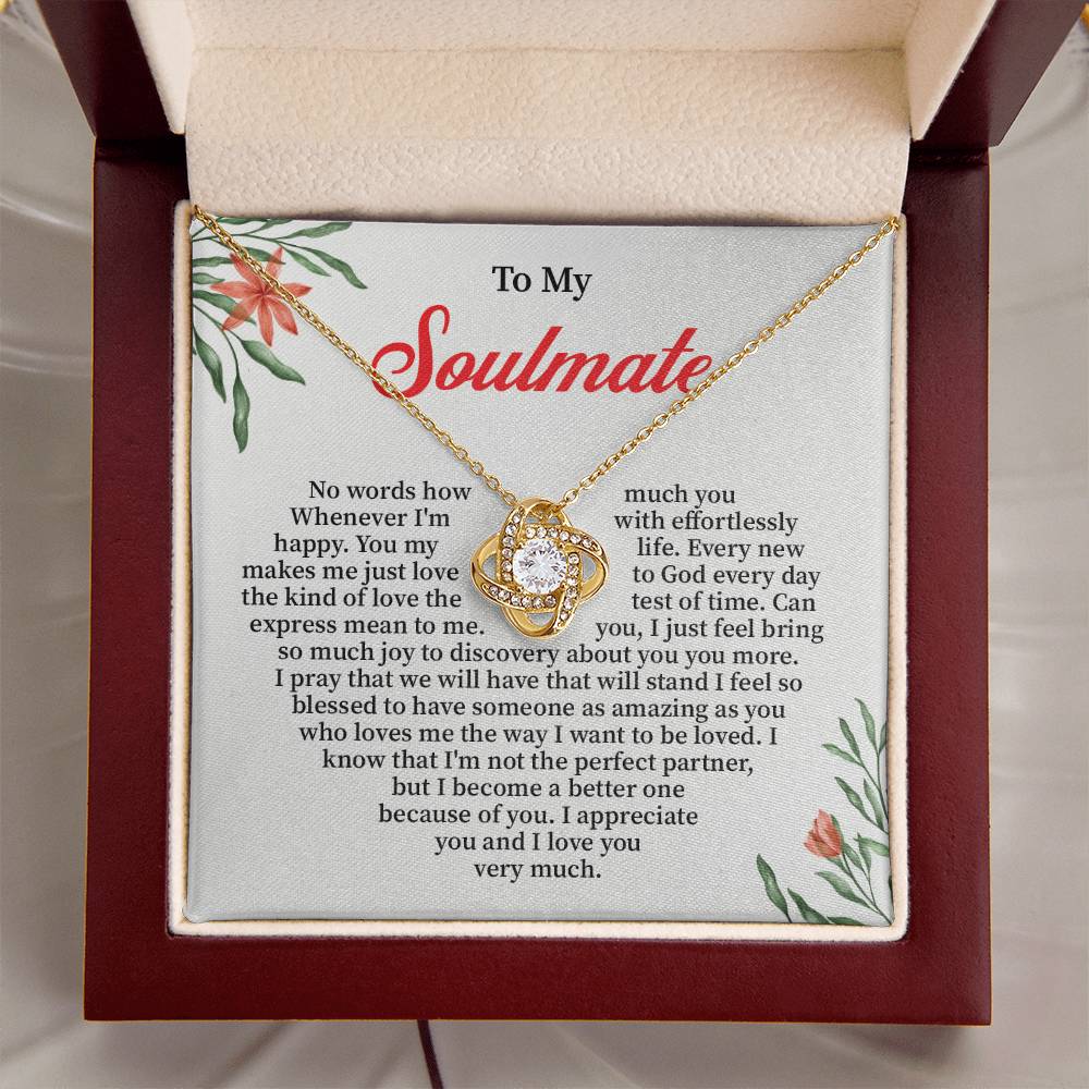 Romantic Soulmate Gift for Her – Message Card & Box