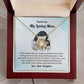 Thank You Mom Necklace Gift from Daughter Card