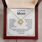 To My Beautiful Mom Necklace – Heartfelt Gift