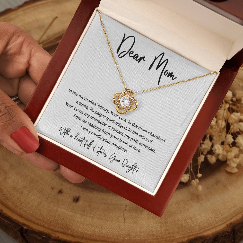 Dear Mom, Best Necklace Gift From Daughters To Mom Inspirational Necklace Gift Best Mother’s Day Necklace Gift Mother-daughter Bond Necklace Gift Jewelry Gift Necklace With Message Thoughtful Gift Necklace Sentimental Necklace Gift