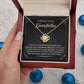 Necklace Gift in Memory of Grandfather With Message Card
