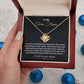 Twin Flame Necklace Gift for Soulmate With Message Card